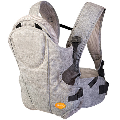 Dreambaby Oxford 3 in 1 Supportive Baby Carrier For Newborns and Infants, Gray - VMInnovations