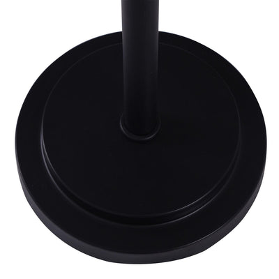 StyleCraft Signature 72.5 Inch 40W Geo Shade Floor Lamp Portable Light, Black