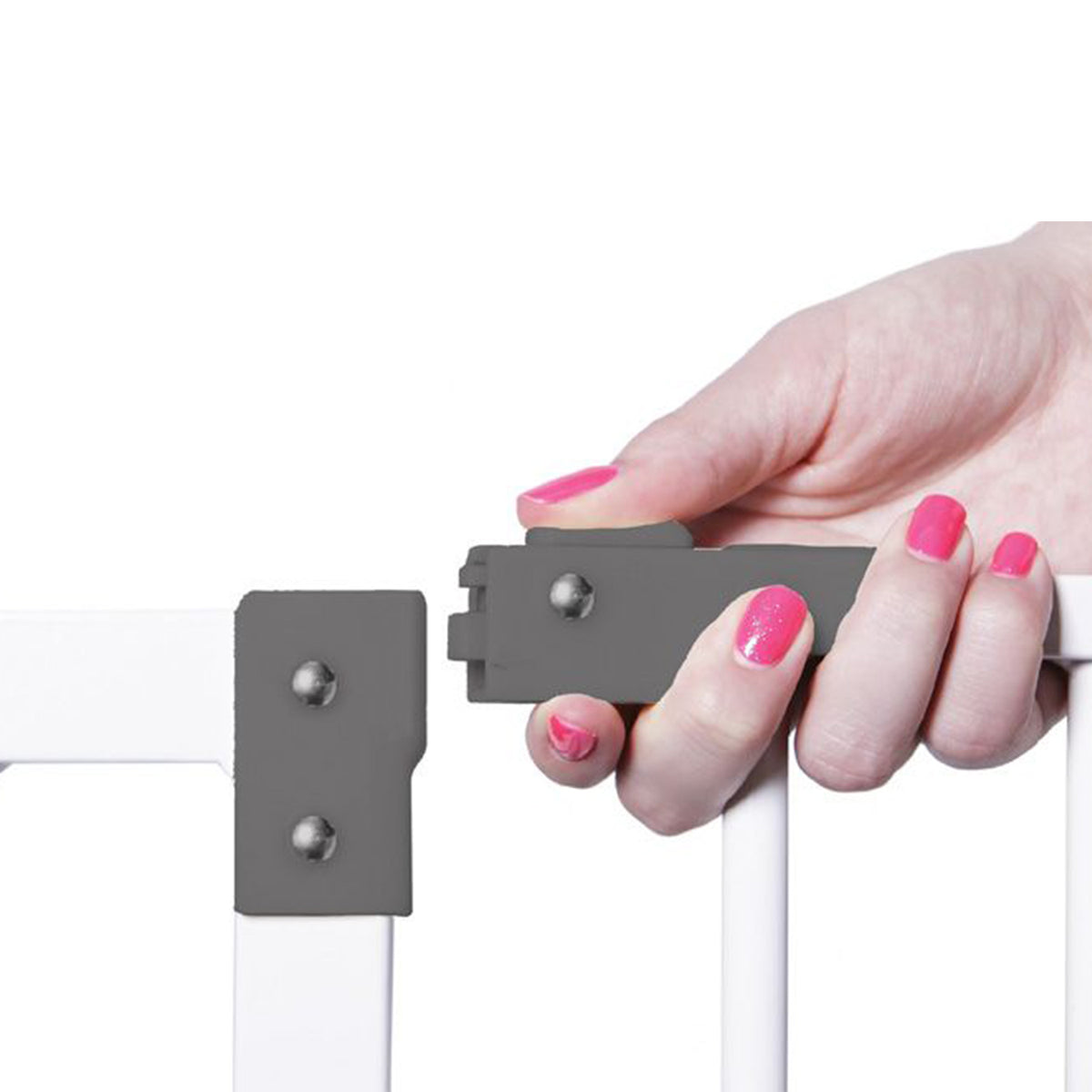 Dreambaby L776 Liberty 29.5 to 36.5 In Baby & Pet Auto Close Safety Gate, White - VMInnovations