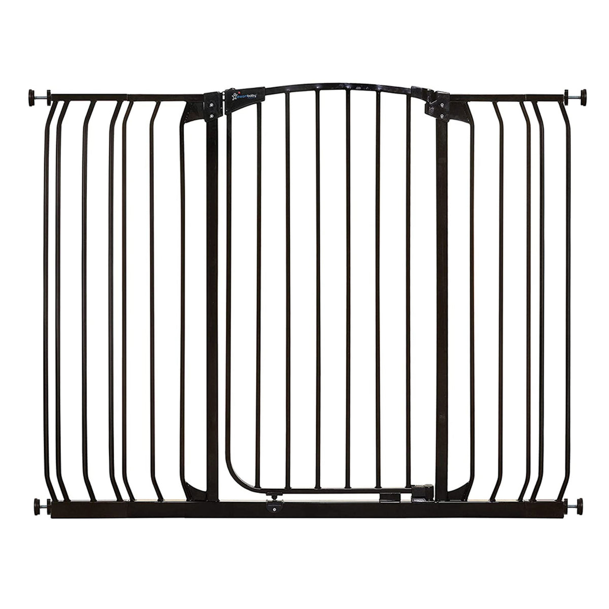 Dreambaby Chelsea 38 to 53 Inch Extra Tall & Wide Auto-Close Safety Gate, Black - VMInnovations