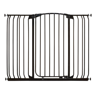 Dreambaby Chelsea 38 to 53 Inch Extra Tall & Wide Auto-Close Safety Gate, Black - VMInnovations