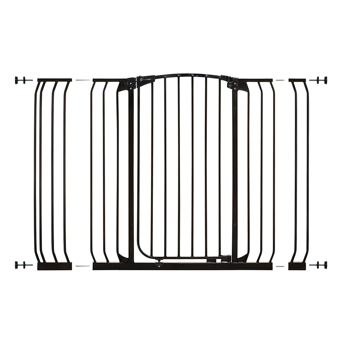 Dreambaby Chelsea 38 to 53 Inch Extra Tall & Wide Auto-Close Safety Gate, Black - VMInnovations