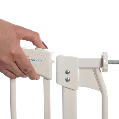 Dreambaby Chelsea 38 to 53 Inch Auto-Close Safety Gate, White (Open Box)