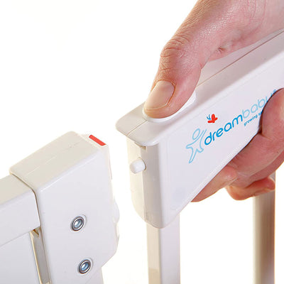 Dreambaby Chelsea 38 to 53 Inch Auto-Close Safety Gate, White (Open Box)