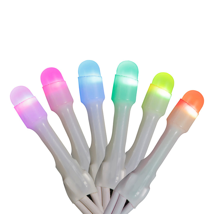 Home Heritage 7Ft Icicle Style Lights, App Controlled, 50 RGB LEDs (For Parts) - VMInnovations