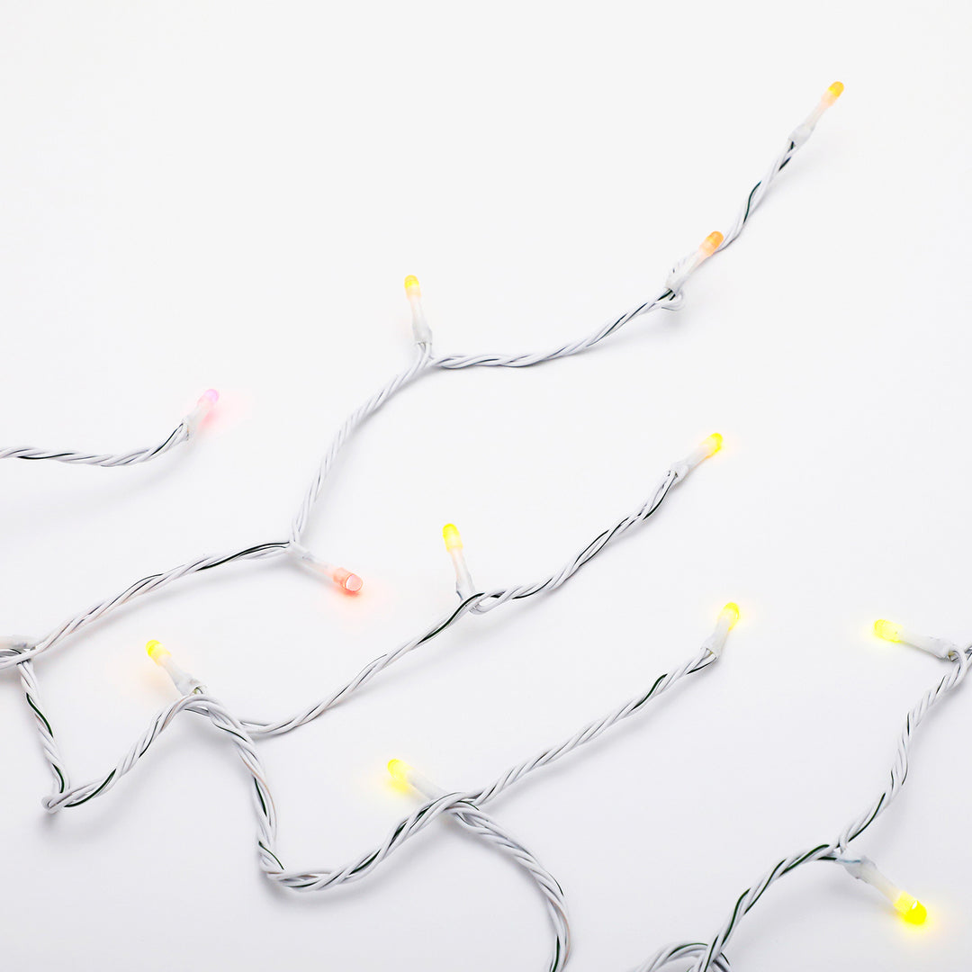 Home Heritage 7Ft Icicle Style Lights, App Controlled, 50 RGB LEDs (For Parts) - VMInnovations