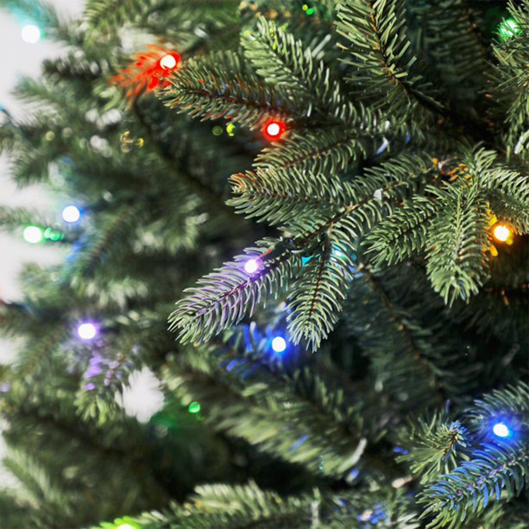 Home Heritage 16.3' Wrapped Dome Holiday Lights, App Control, 50 RGB LEDs,3 Pack - VMInnovations