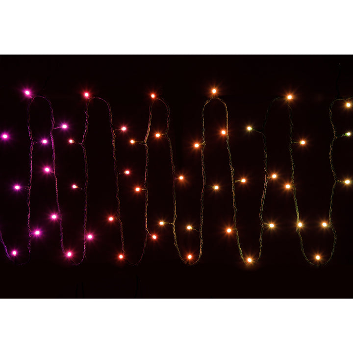 Home Heritage Rotating Christmas Tree Stand w/ Twinkly App Controlled RGB Lights