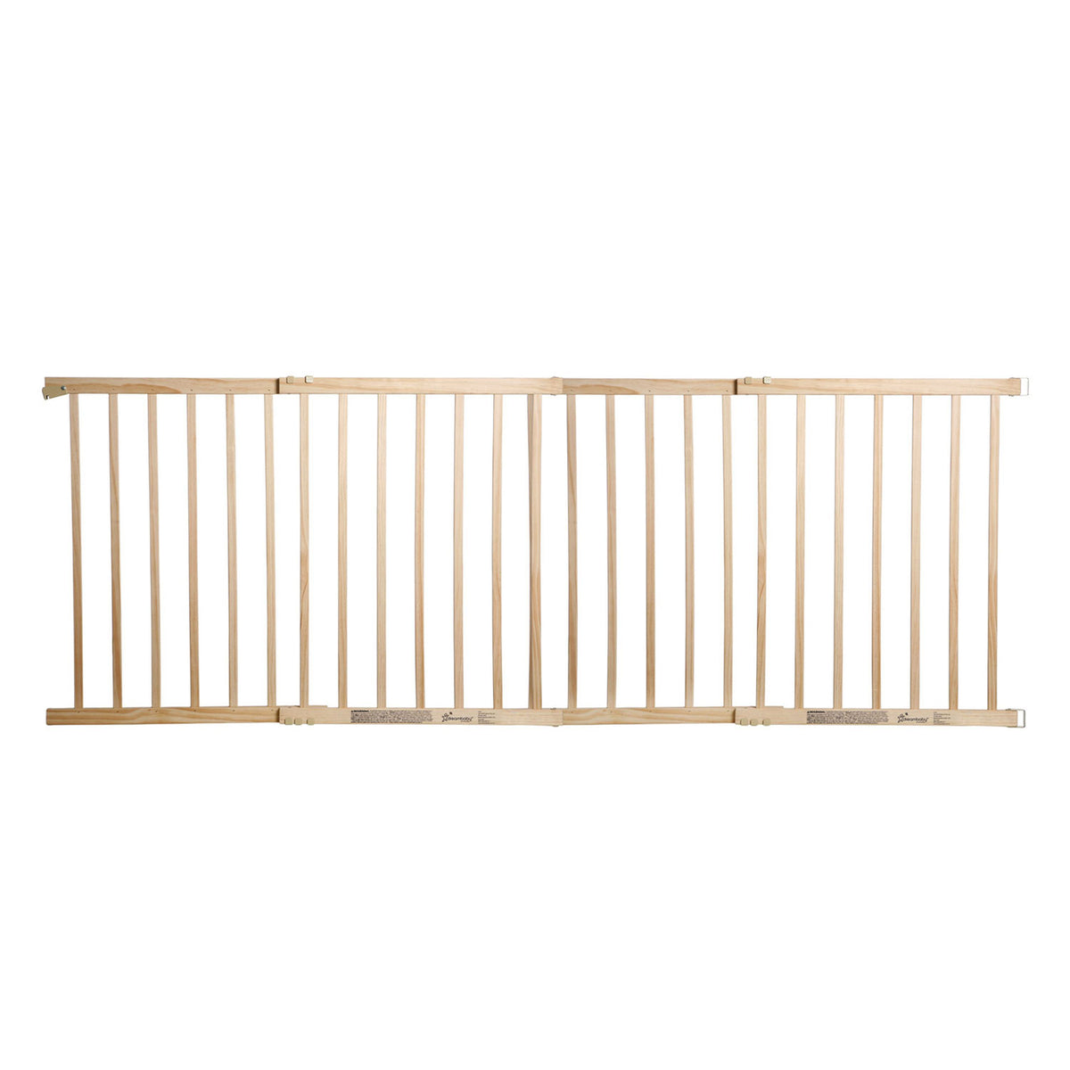 Dreambaby Nelson Swing Gro-Gate Expandable Wooden Baby Pet Safety Gate, Natural