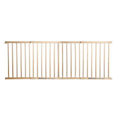 Dreambaby Nelson Swing Gro-Gate Expandable Wooden Baby Pet Safety Gate, Natural