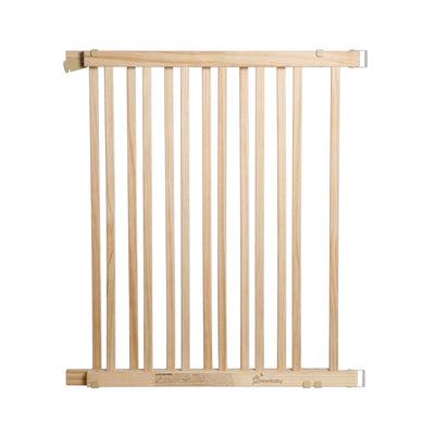 Dreambaby Nelson Swing Gro-Gate Expandable Wooden Baby Pet Safety Gate, Natural
