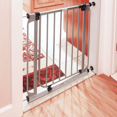 Dreambaby Dawson 28-32" Auto-Close Stay Open Security Gate, Silver (Open Box)