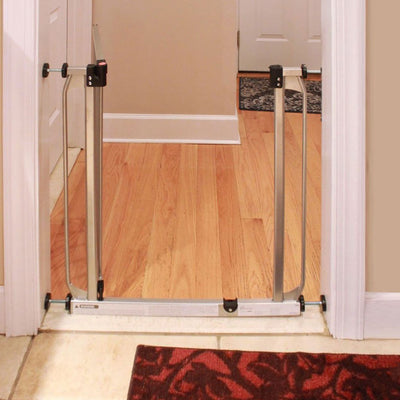 Dreambaby Dawson 28-32" Auto-Close Stay Open Security Gate, Silver (Open Box)