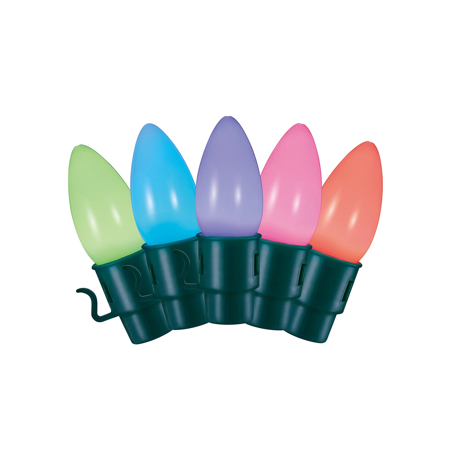 Home Heritage 15.8' Holiday Lights, Smooth, App Controlled, 20 RGB LEDs (6 Pack) - VMInnovations