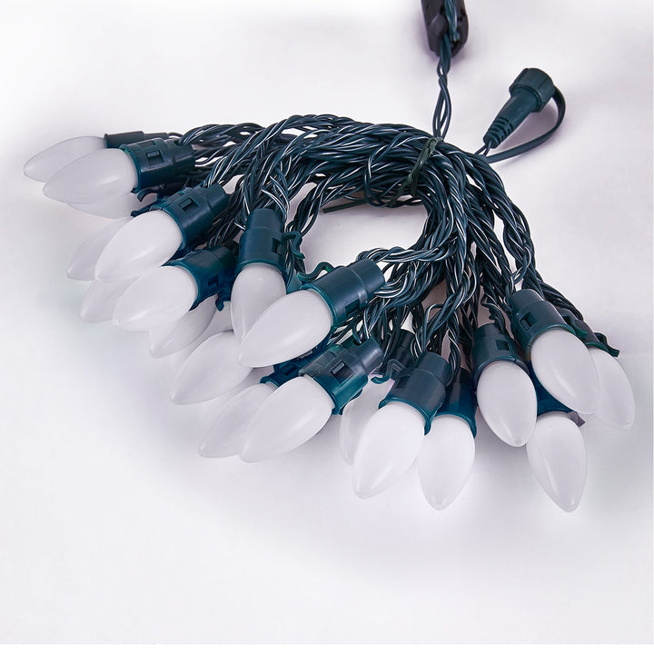 Home Heritage 15.8' Holiday Lights, Smooth, App Controlled, 20 RGB LEDs (6 Pack) - VMInnovations