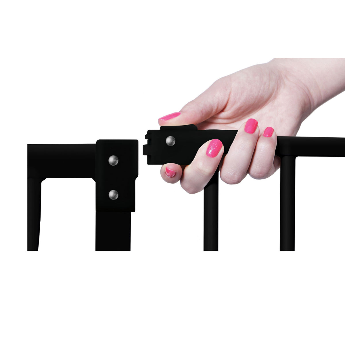 Dreambaby L919BB Liberty 29.5 to 33 Inch Auto-Close Baby Pet Safety Gate, Black - VMInnovations