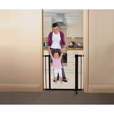 Dreambaby L919BB Liberty 29.5 to 33 Inch Auto-Close Baby Pet Safety Gate, Black - VMInnovations