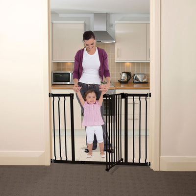 Dreambaby L920BB Liberty 39 to 42.5 Inch Auto-Close Baby Pet Safety Gate, Black