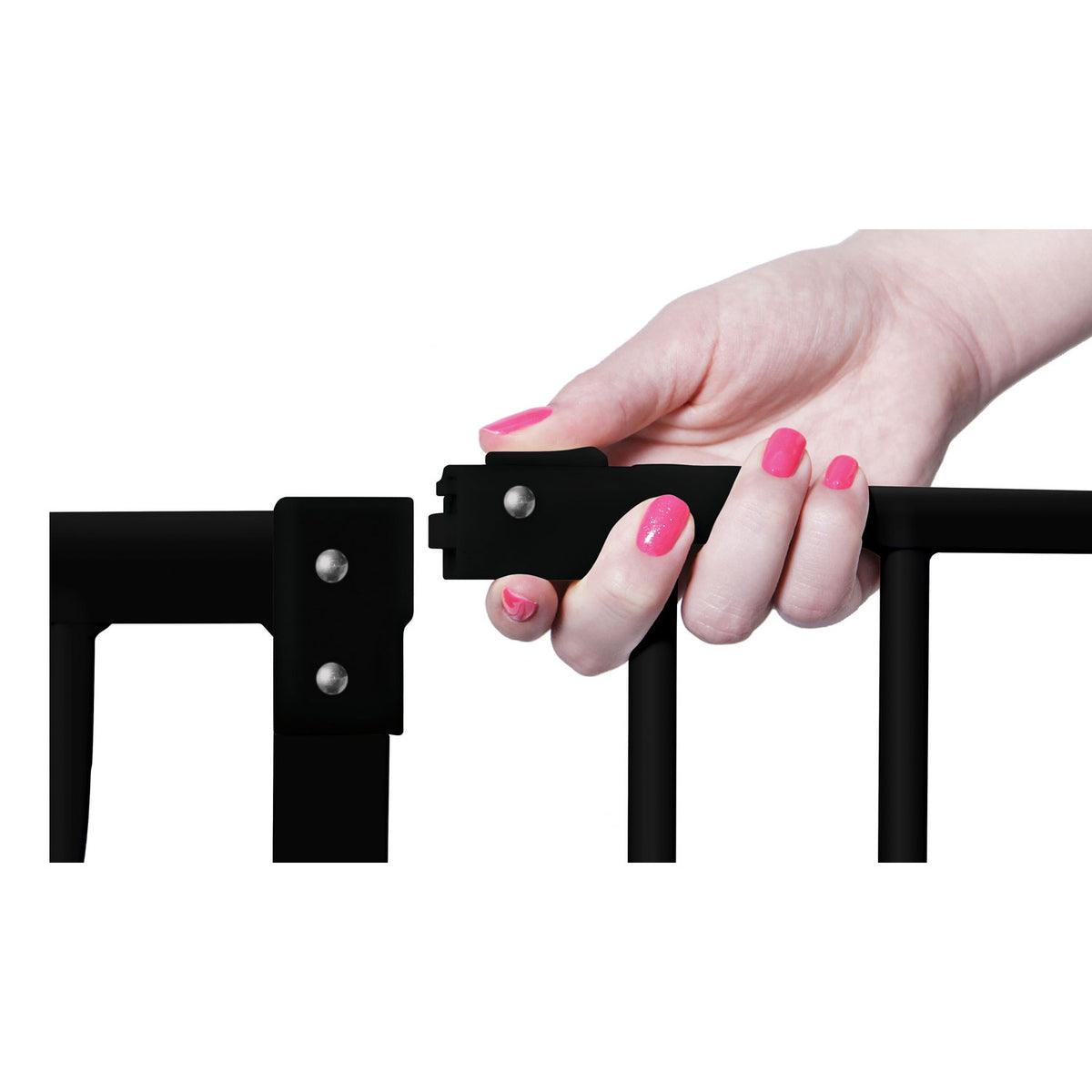Dreambaby L920BB Liberty 39 to 42.5 Inch Auto-Close Baby Pet Safety Gate, Black - VMInnovations