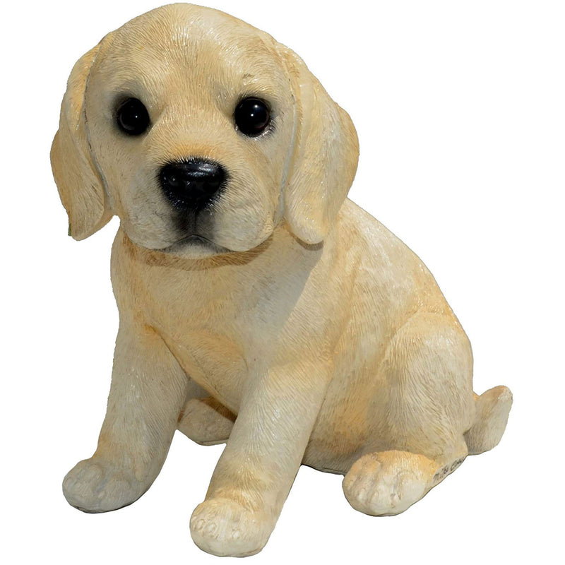 Michael Carr Designs Puppy Love Yellow Yeller Labrador Dog Lawn Garden Figurine