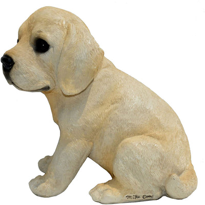 Michael Carr Designs Puppy Love Yellow Yeller Labrador Dog Lawn Garden Figurine