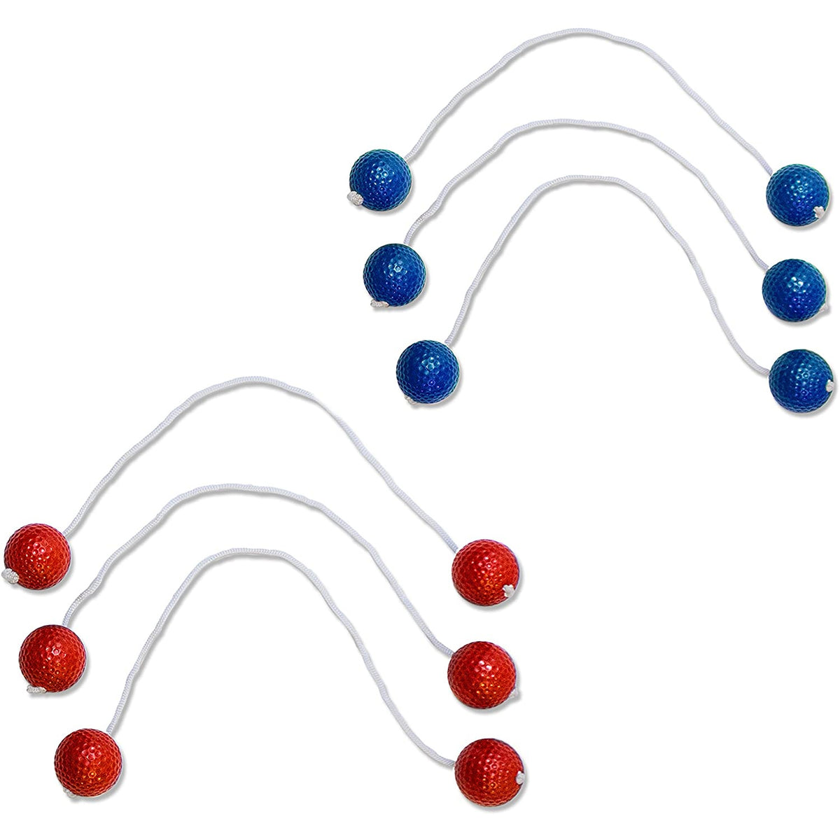 YardGames Backyard Outdoor Wooden Double Ladder Toss Game Set w/ Case (2 Pack)