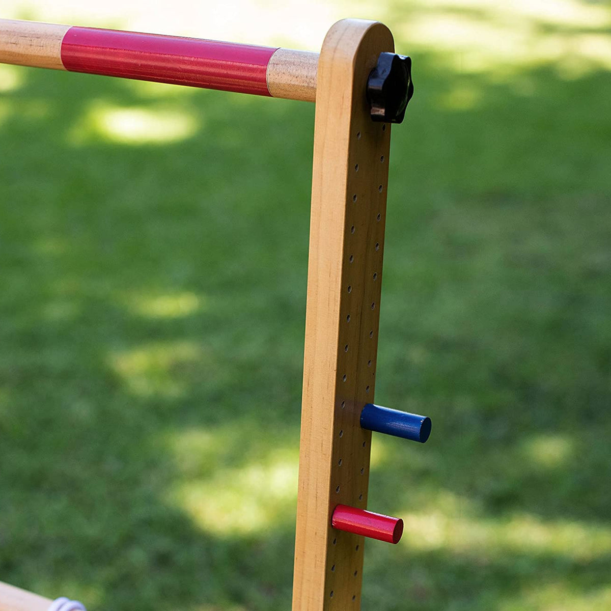 YardGames Wood Kubb Set Bundle w/ Scatter Skittles Set & Double Ladder Toss Game