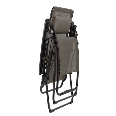 Lafuma LFM3121-8717 Futura Batyline XL Series Outdoor Relaxation Chair, Graphite - VMInnovations