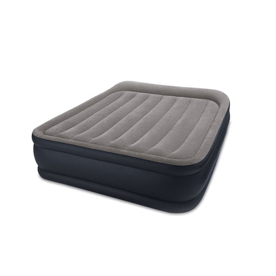 Intex Queen Air Bed w/ Built In Pump & 120 V Cordless Air Bed Pump (2 Pack)