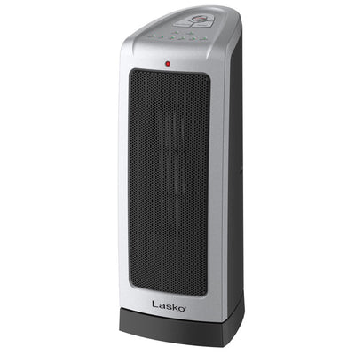 Lasko 1500W Portable Electric Oscillating Ceramic Tower Space Heater (2 Pack)