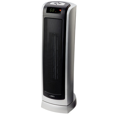 Lasko 5521 Portable Electric 1500W Room Oscillating Ceramic Tower Space Heater - VMInnovations