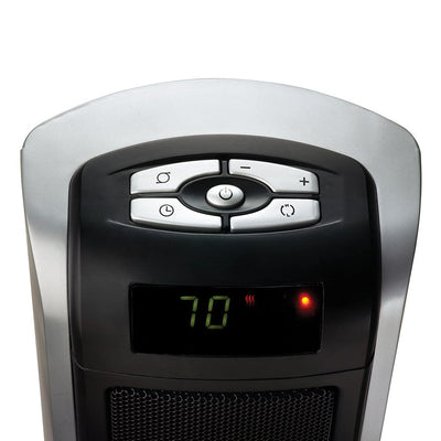 Lasko 5521 Portable Electric 1500W Room Oscillating Ceramic Tower Space Heater