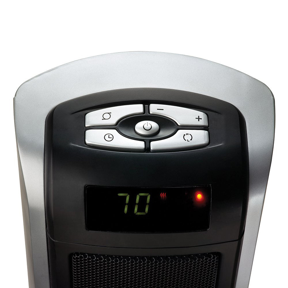 Lasko Portable Electric 1500W Room Oscillating Ceramic Tower Space Heater 2 Pack