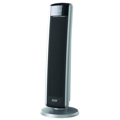 Lasko 5586 Portable 1500W Room Oscillating Ceramic Tower Space Heater (2 Pack)