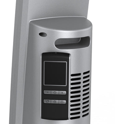 Lasko 5586 Portable 1500W Room Oscillating Ceramic Tower Space Heater (2 Pack)