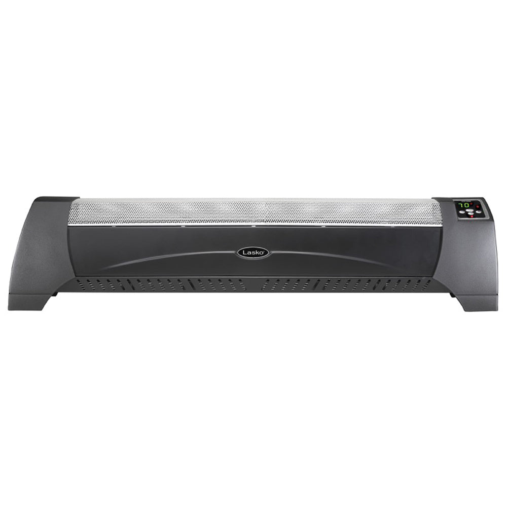 Lasko 40 Inch Long Electric 1500 Watt Silent Room Floor Space Heater, Black - VMInnovations