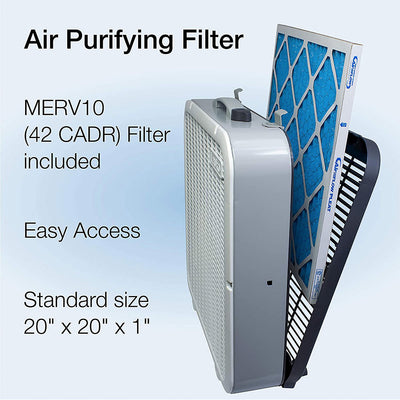 Lasko Air Flex Portable Home Office 3 Speed Air Purifier Machine Box Fan (Used) - VMInnovations