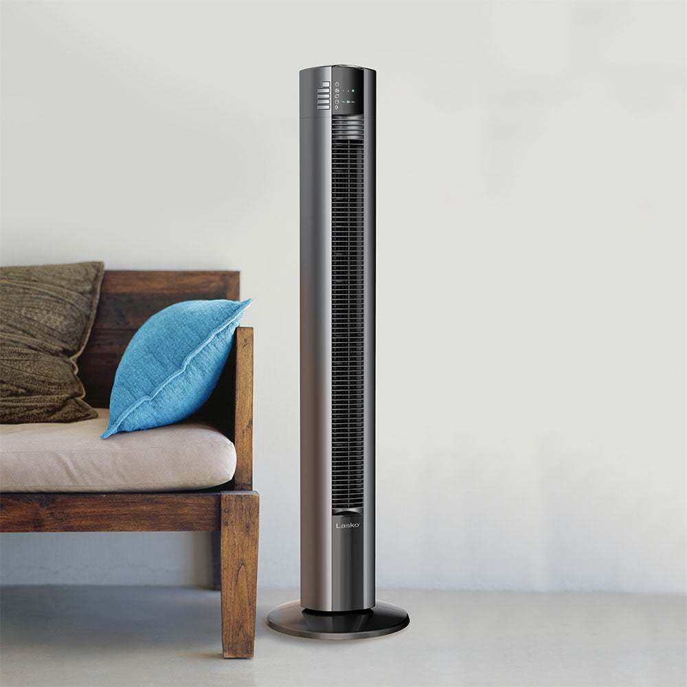 Lasko 48 Inch Portable 3 Speed Oscillating Tower Fan w/ Nighttime Setting (Used) - VMInnovations