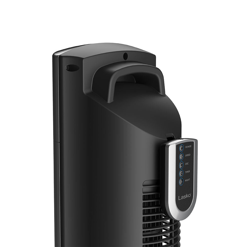 Lasko T48312 48 Inch Portable 3 Speed Oscillating Tower Fan w/ Nighttime Setting (Refurbished)