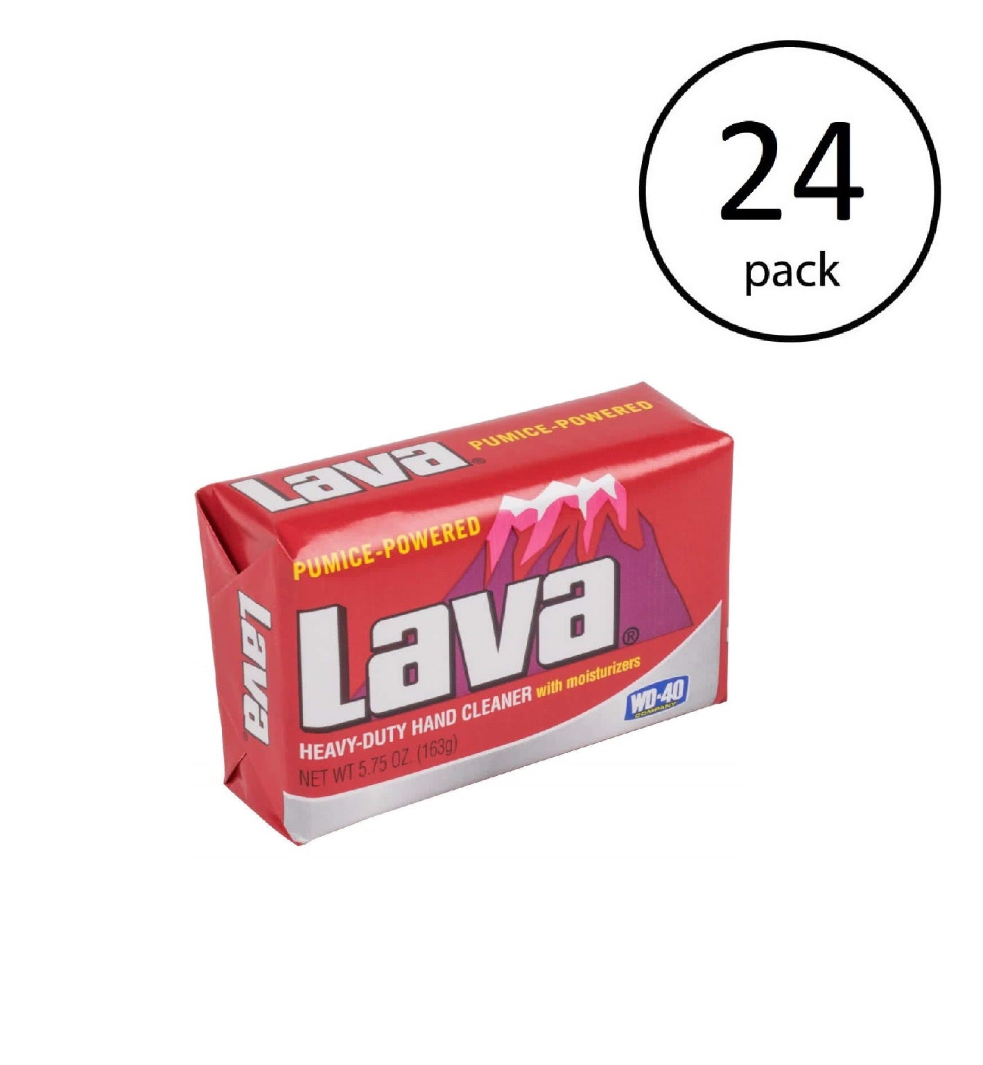 Lava 10185 Pumice Hand Cleaning and Moisturizing Bar Soap 5.75 Ounces, 24 Pack