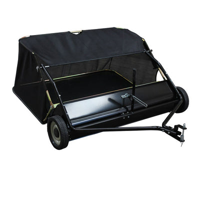 Yard Commander 48-Inch Tow Behind Lawn Sweeper with 4-Foot Clearing Width (Used)