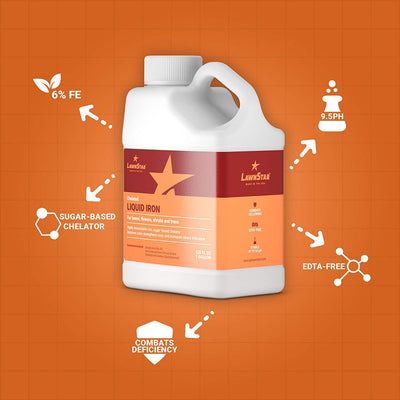 LawnStar Liquid Iron, Phosphorous Free, and Root Hume Fertilizer, 1 Gallon Each - VMInnovations