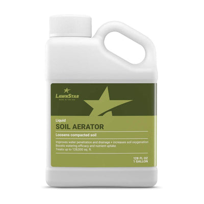 LawnStar Liquid Soil Aerator Conditioner for Drainage & Oxygenation, 1 Gallon