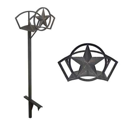 Liberty Garden Liberty Star Garden Hose Stand + Star Garden Hose Wall Storage - VMInnovations
