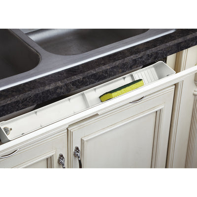 Rev-A-Shelf 22 Inch White Polymer Lazy Daisy Sink Tip Out Tray (Open Box)
