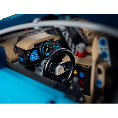 LEGO Technic Bugatti Chiron Race Car Scale Model Collectable Building Set, Blue