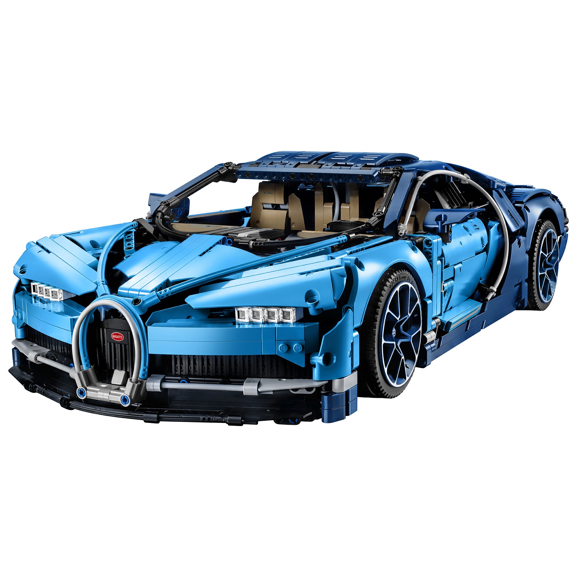LEGO Technic Bugatti Chiron Race Car Scale Model Collectable Building Set, Blue