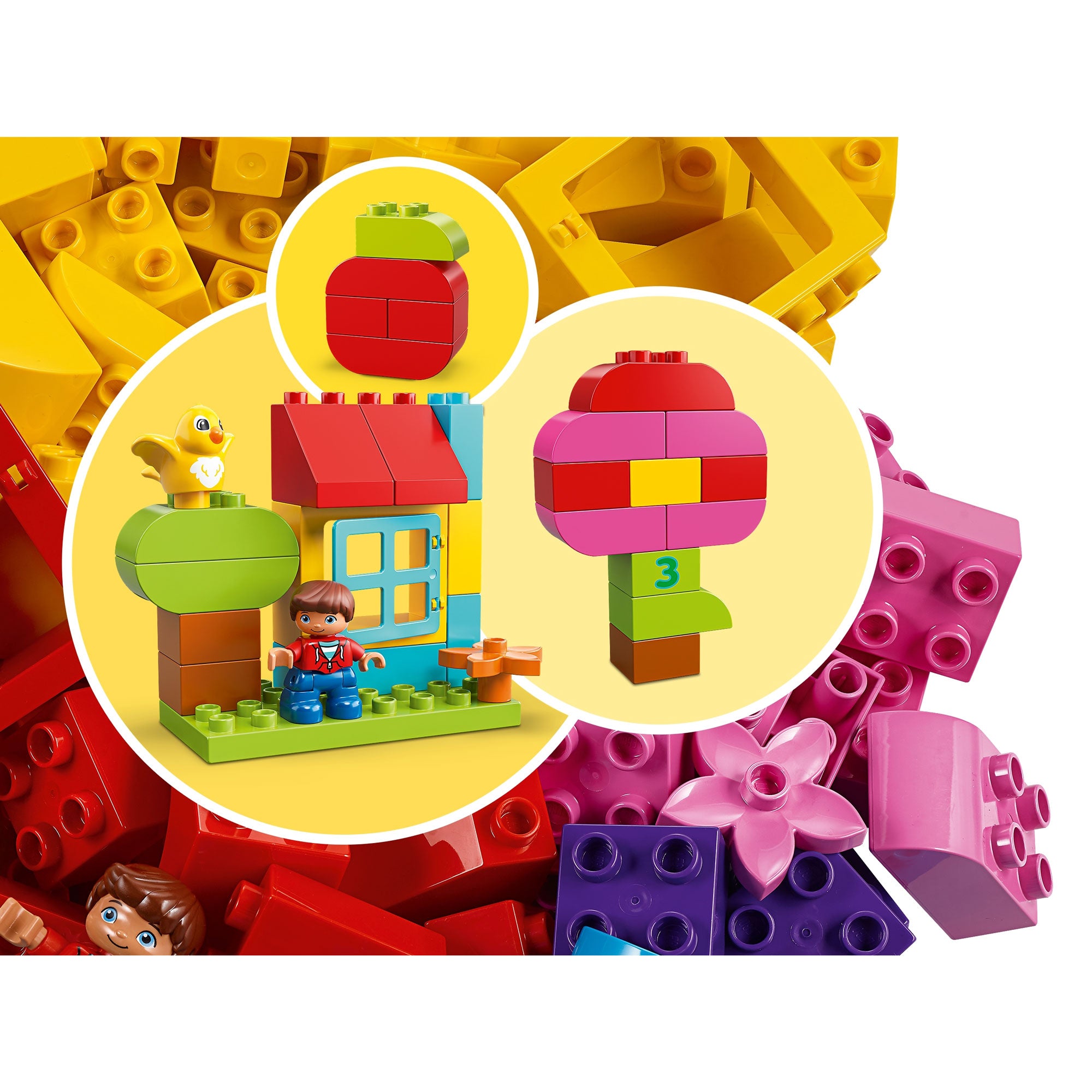 LEGO DUPLO 10887 Creative Fun Ideas Block Building Set for Toddlers (120 Pieces)