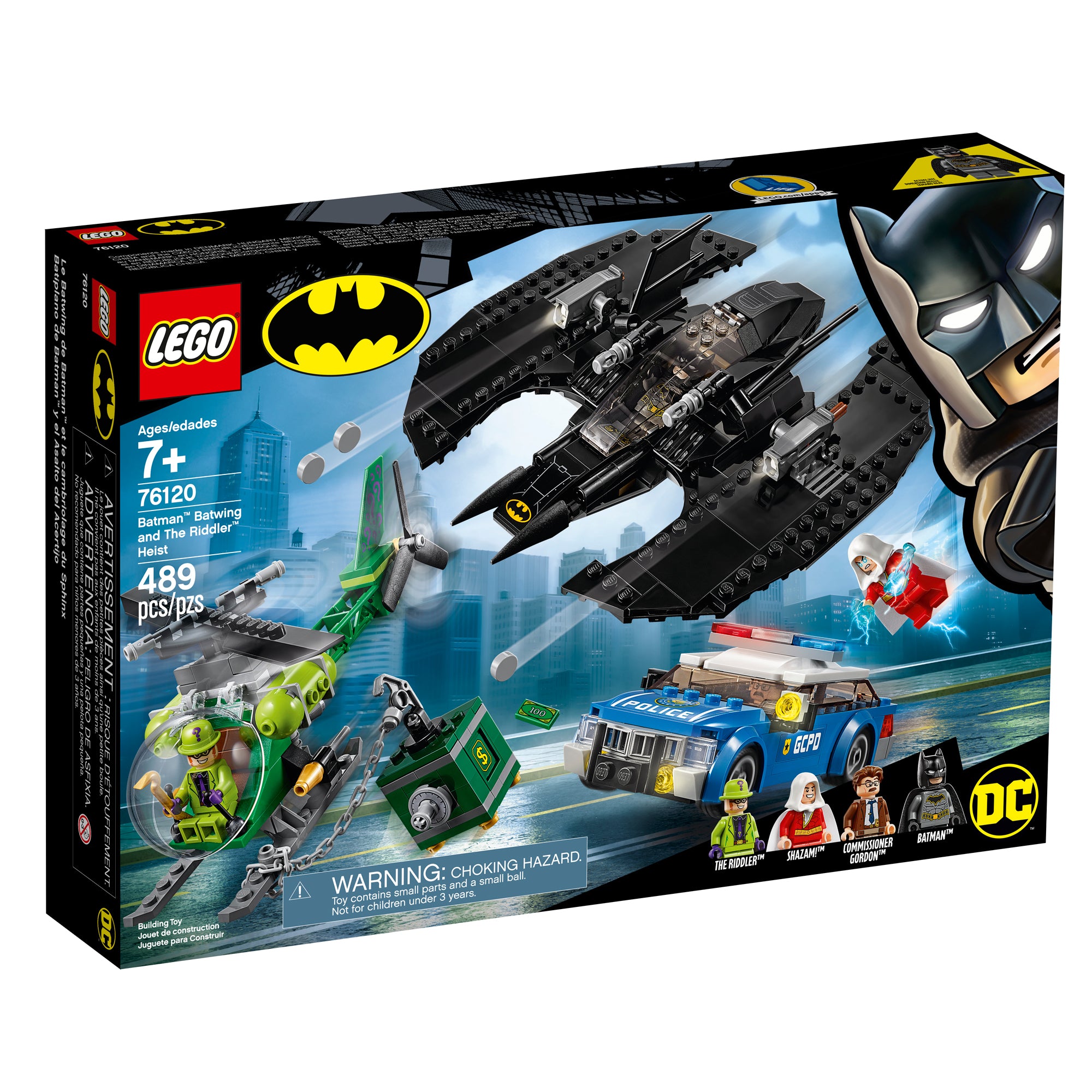 LEGO DC Batman 76120 Batwing and The Riddler Heist Building Set (Open Box)