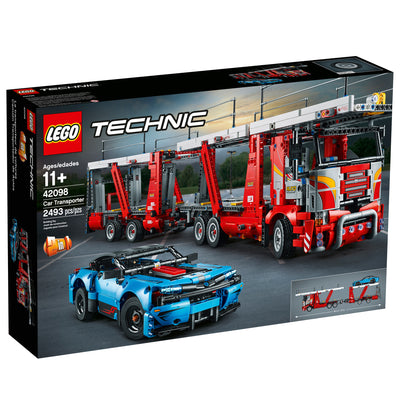 LEGO Model Car Transporter Truck 2493 Piece Block Building Toy Set (Open Box)